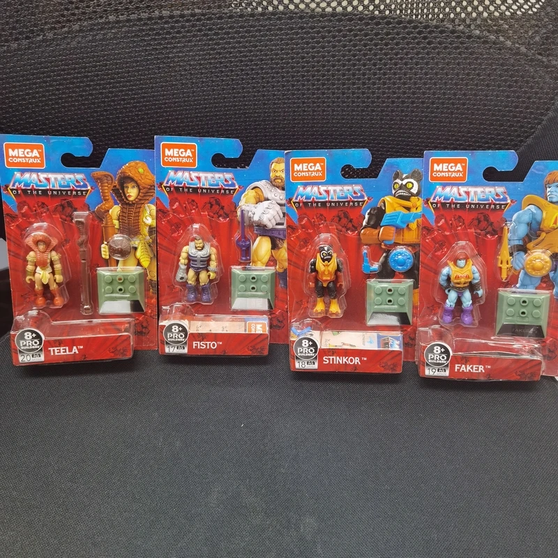 FISTO Stinkor FAKER TEELA Mega Construx building bloks toy figure GPH66 GPH67 GPH70 GPH71 afbeelding