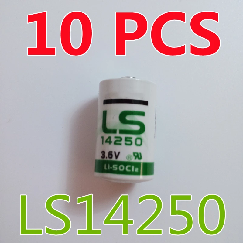 10 шт. 3 6 V 14250 LS14250 1/2AA Первичная батарея TL-5902 ячейки для счетчика электронного