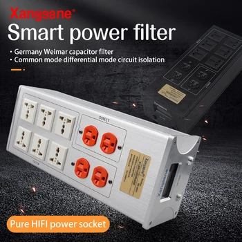 

Xangsane US/Universal Power Filter Capacitor Lightning Shock Absorber Smart Hifi Power Socket Power outlet