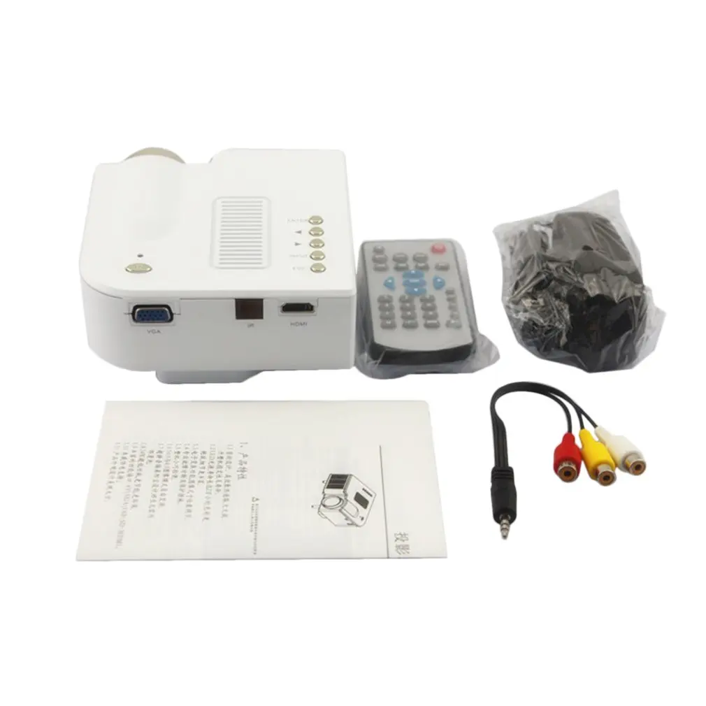 

Pro High Definition UC28+ LCD Projector Portable Low Power Mini LED Entertainment Projector for Home Cinema Theater