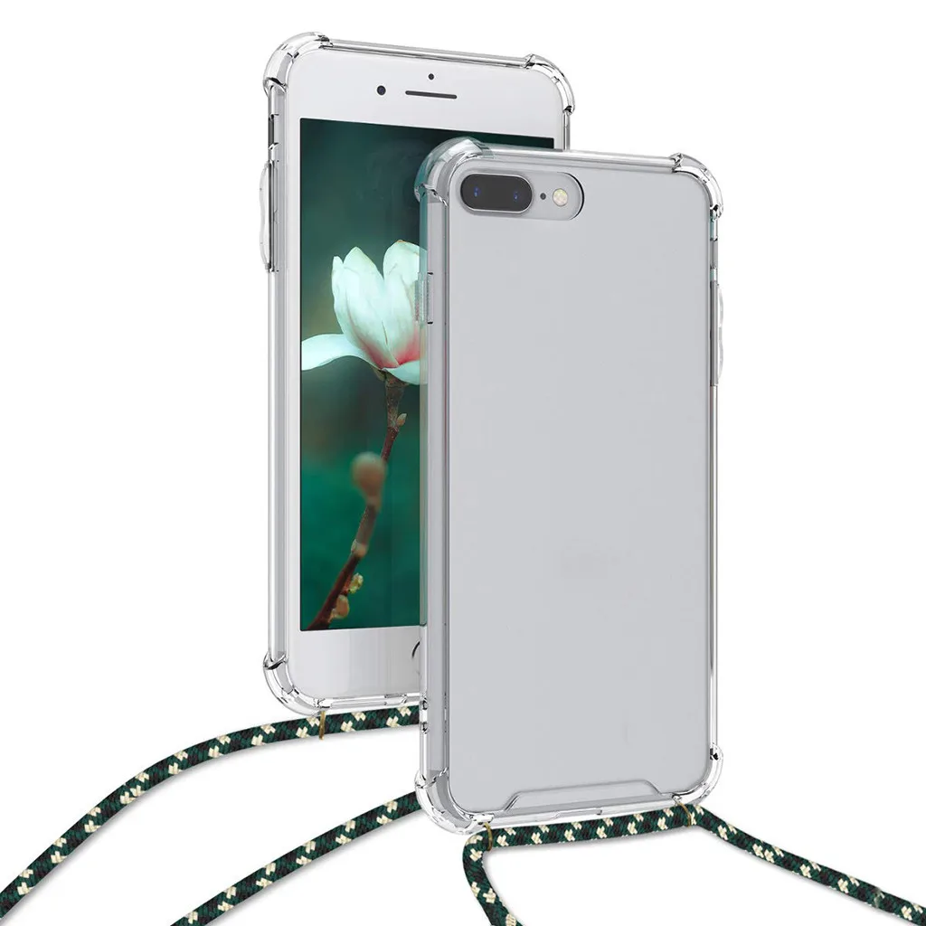 Нашейные ремешки, выдвижной силиконовый чехол для iPhone 7/8 Plus/iPhone 7/8/XS MAX/iPhone X/iPhone XR