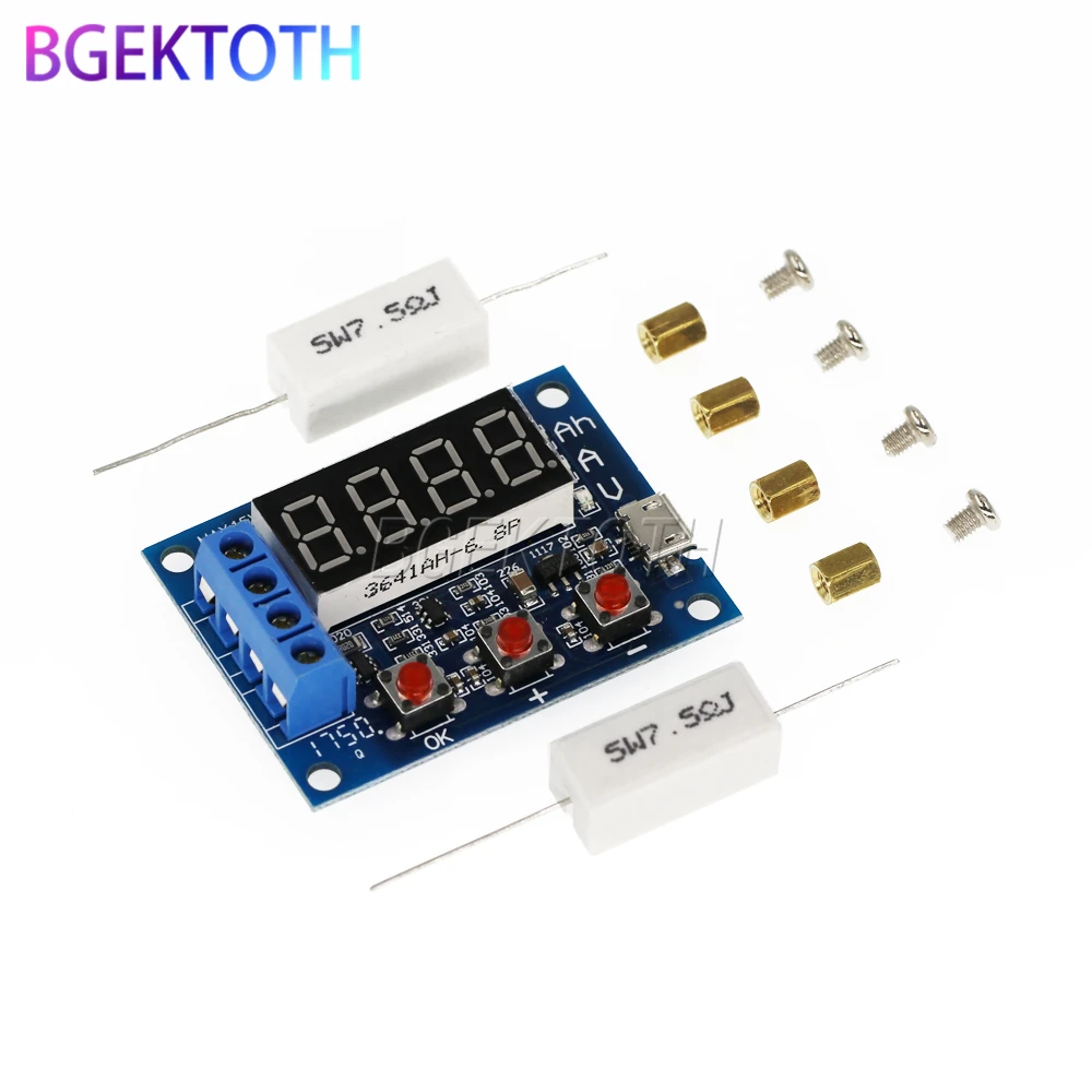 ZB2L3 тестер аккумулятора er светодиодный цифровой дисплей 18650 литиевая батарея