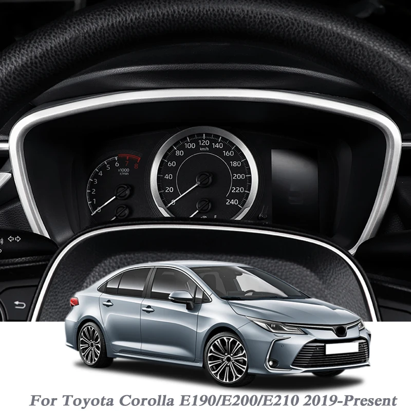Автомобильный Стайлинг, внутренний ящик для инструментов, блесток для Toyota Corolla E190 E200 E210,-Н. В., рамка панели, наклейка