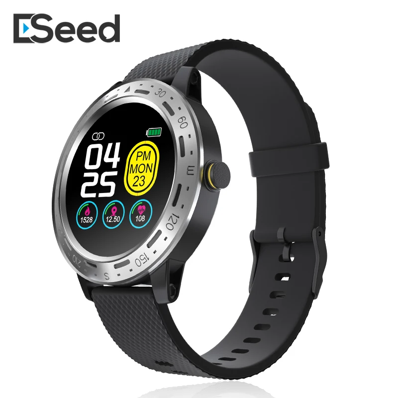 Смарт-часы ESEED S18, мужские, IP67, водонепроницаемые, с полным сенсорным экраном, длительным временем ожидания, для погоды, управление музыкой, умные часы для android