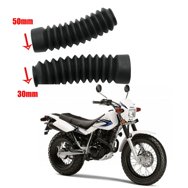2RubberFrontForkShockAbsorberForYamahaTW200TW225Protecting