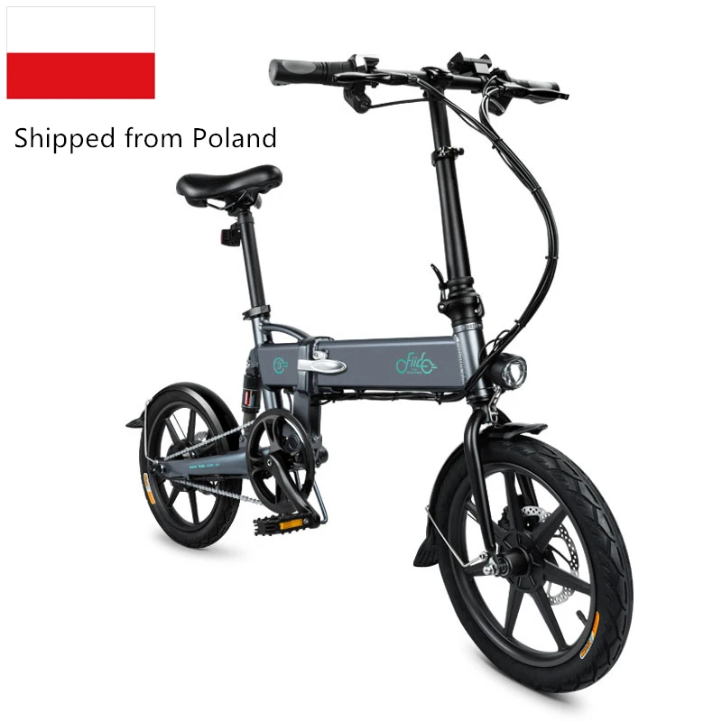 

FIIDO D3s Electric Bicycle 7.8Ah Battery Portable Electric Bike Moped Double Disc Brakes LED Front Light 16" Folding E-Bike