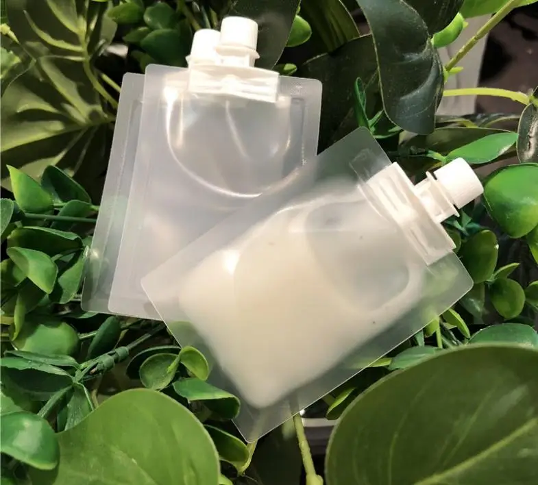 1000pcs 5ml Sample Liquid Plastic Spout Bag Translucence Cream Lotion Packaging Pouch For Cosmetic Makeup Premium Giveaway SN318 | Дом и сад