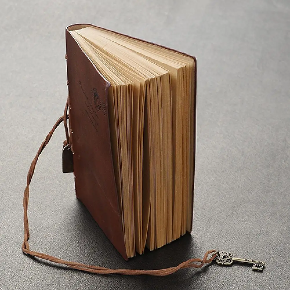 Papier pakowy Vintage notatnik cewka spiralna codziennie ręcznie robiony dziennik Memo Graffiti pusty szkicownik notatnik Planner Organizer Book