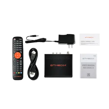 

GTMEDIA V7S2X HD DVB-S/S2/S2X AVS+ VCM/ACM/multi-stream/T2MI BISS Auto Roll Full Satellite TV Receiver Black