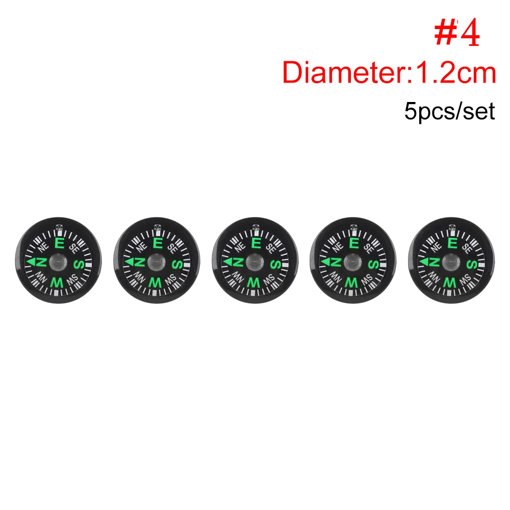 2/5 шт ручной Точный компасы Портативный высокое качество мини Пластик Открытый Кемпинг поход навигации выживания практические с направляющим роликом - Цвет: 04