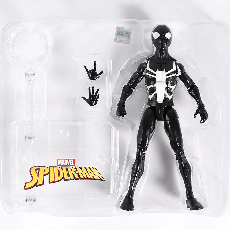 Marvel Человек-паук Miles Morales Gwen Stacy Питер Паркер Черный Человек-паук 2099 ПВХ фигурка Коллекционная модель игрушки