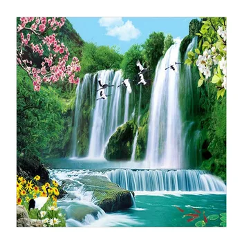 

Full Diamond Embroidery Waterfall Landscape 5D Diy Daimond Painting Scenery Cross stitch Mosaic Rhinestone Picture Home Decor