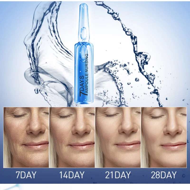 Small Molecule Hyaluronic Acid Face Serum Anti-Aging Wrinkle Shrink Pores Anti-Ance Whitening Moisturizing Face Care Skin Care
