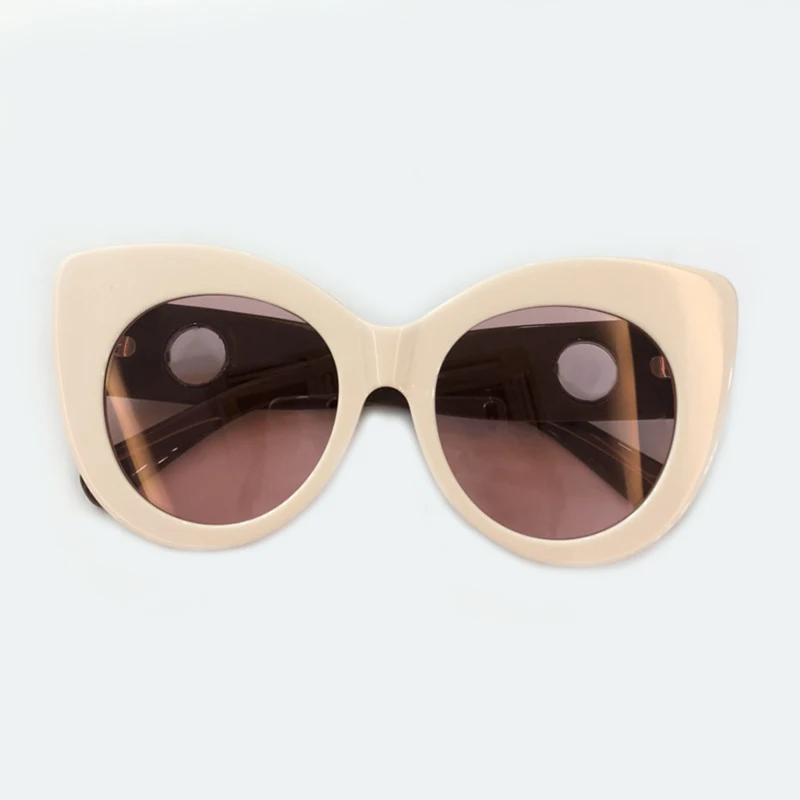 No1 Sunglasses Стиль кошачий глаз солнцезащитные очки женские брендовые дизайнерские солнцезащитные очки с фирменной коробкой ацетатная оправа солнцезащитные очки - Цвет линз: No1 Sunglasses