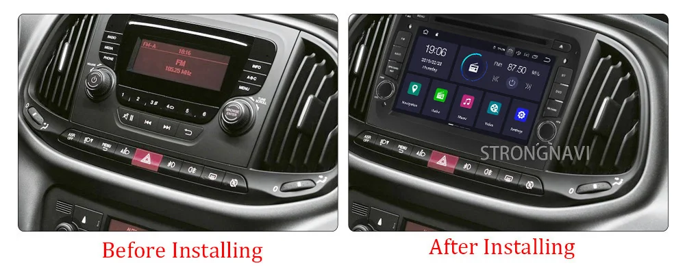 Ips DSP 7 дюймов Android 9,0, 4 ГБ, 64 ГБ, автомобильный gps радио для Fiat Doblo 2007 2008 2009 2010 2011 2012 DVD плеер Мультимедиа Стерео