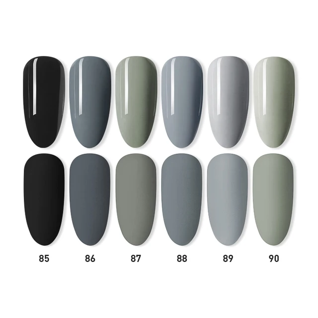 Beautilux Gel Nail Polish Lot Soak Off UV LED Semi Permanent Nails Gels Kit Lacquer Nail Art Design Varnish Wholesale Set of 6 085-090