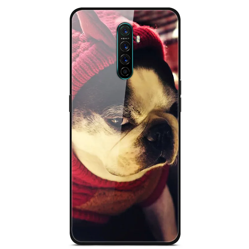 Для OPPO Realme X2 Pro Чехол из закаленного стекла чехол жесткая задняя крышка для телефона для OPPO Realme X2 Pro TPU бампер чехол s для RealmeX2 Pro
