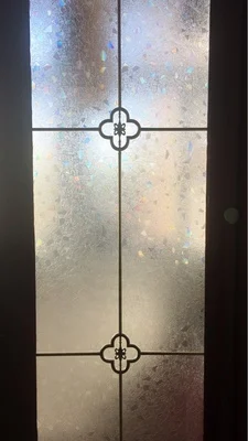 Custom Size Etched Window Sticker PVC Vinyl Translucence Irregular Shape Private-Protection Bathroom Kitchen Decor 40cmx100cm