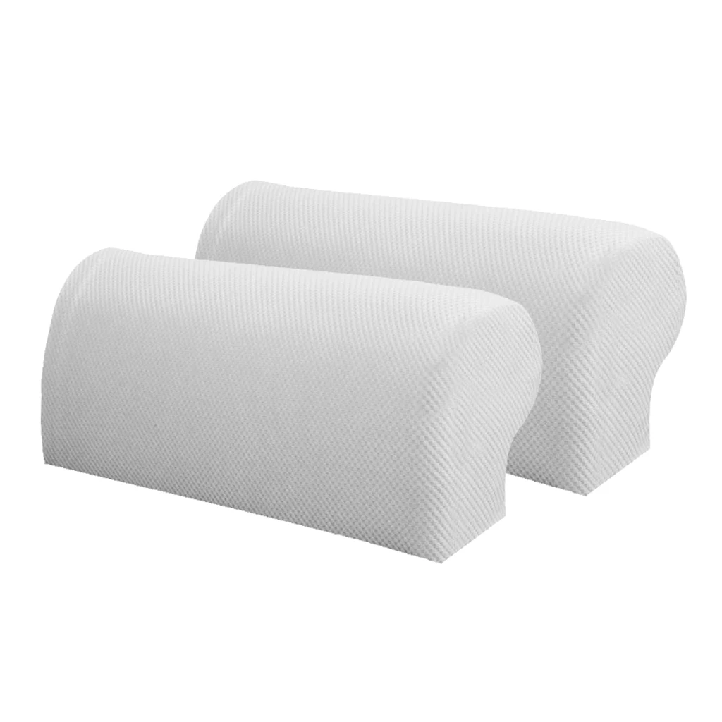 2Pcs Stretch Sofa Armrest Cover Couch Armrest Cover Anti-Slip Furniture Protector Couch Arm Protectors Sofa Arm Protector