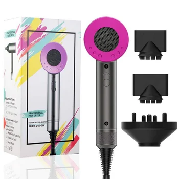 

Professional Hot And Cold Wind Constant Temperature Hair Dryer Diffuser Ionic Conditioning Powerful Fast Hairdryer Blow Dryer