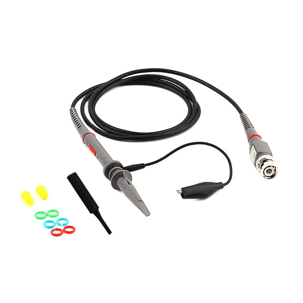 1 conjunto p6060 osciloscópio 100mhz osciloscópio sonda DC-60Hz escopo clipe sonda multímetro sonda