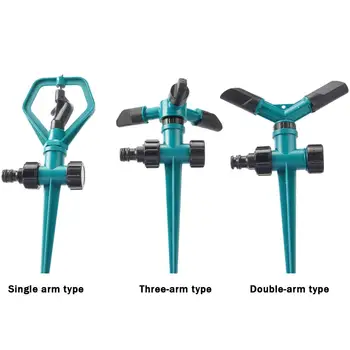 

3pcs/Set Plug-in 3-arm Rotating Sprinkler Automatic Garden Watering Systems Spray Nozzle Greenhouse Lawn Sprinkler Garden Tools