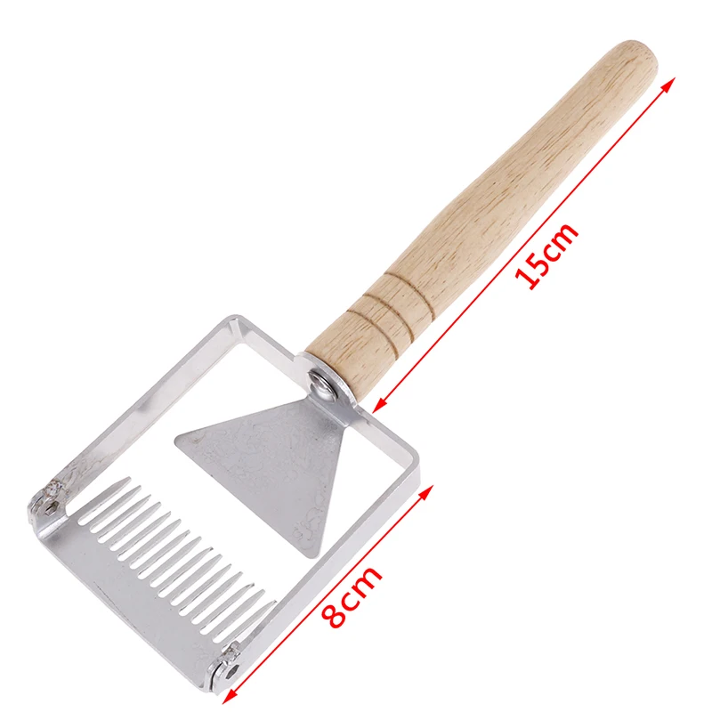 Нержавеющая сталь 1 шт. два в одном нож для резки меда вилка для меда нож пасечный пчелиный инструмент инструменты для пчеловодства игольчатая Лопата