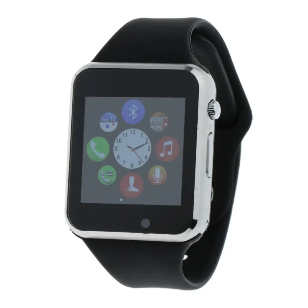 Смарт-часы браслет GSM карта Bluetooth V3.0 фитнес-трекер - Цвет: Gray