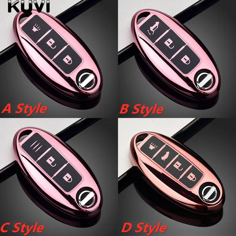 Car Remote Key Case Cover Shell For Nissan Qashqai X-Trail T32 T31 Juke J10 J11 Kicks Tiida Pathfinder Note For Infiniti key case,key case cover,car key shell,remote control case cover