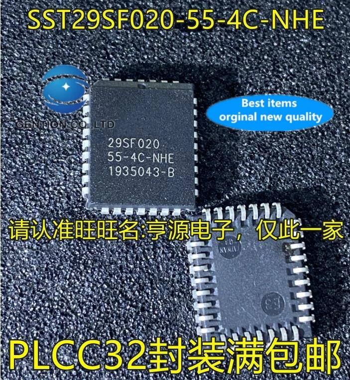 

10PCS SST29SF020-55-4C-NHE PLCC32 Встроенная память в наличии 100% новая и оригинальная