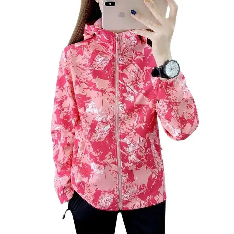 

Женская Мягкая флисовая куртка с капюшоном, модная теплая ветровка с защитой от ветра, Повседневная бархатная камуфляжная верхняя одежда, осень-зима