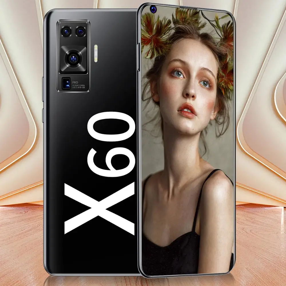 7.7 Inch X60 Pro Full Screen Smartphone Android 9.0 8GB RAM 256GB ROM Snapdragon 855 4 Camera 2020 Global Version Smart Phone afbeelding