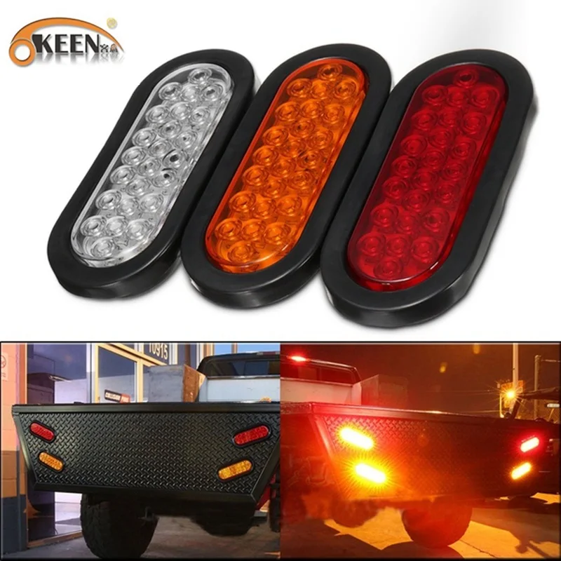OKEEN 12V светодиодные боковые габаритные фонари автомобильные Внешние