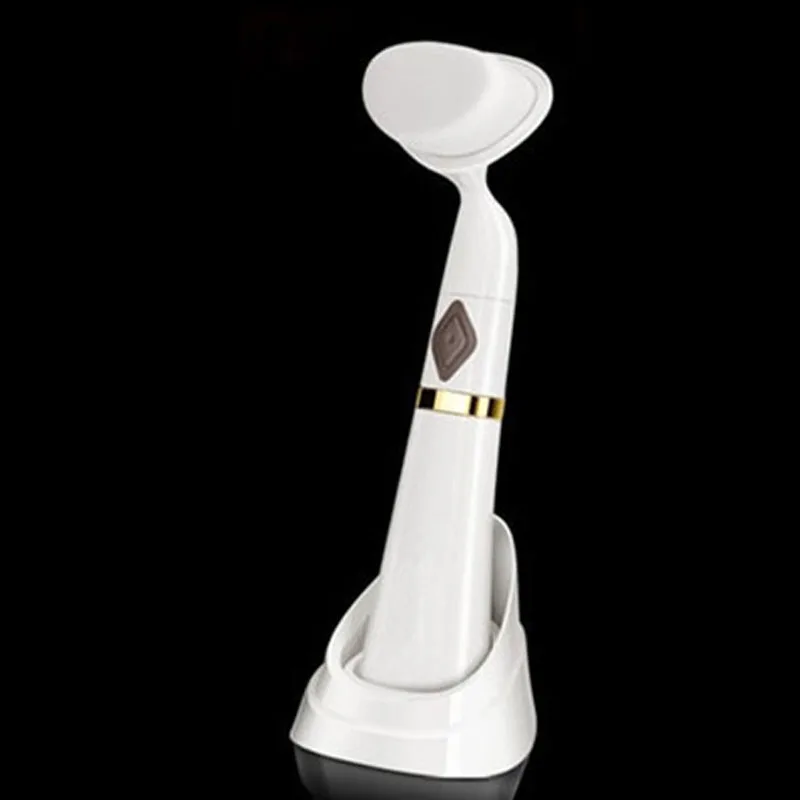 white Корейская 3D щетка для мытья, Электрический Очищающий Инструмент для мытья лица, вибрационная щетка для удаления черных точек, хороший эффект для очистки лица - Цвет: white