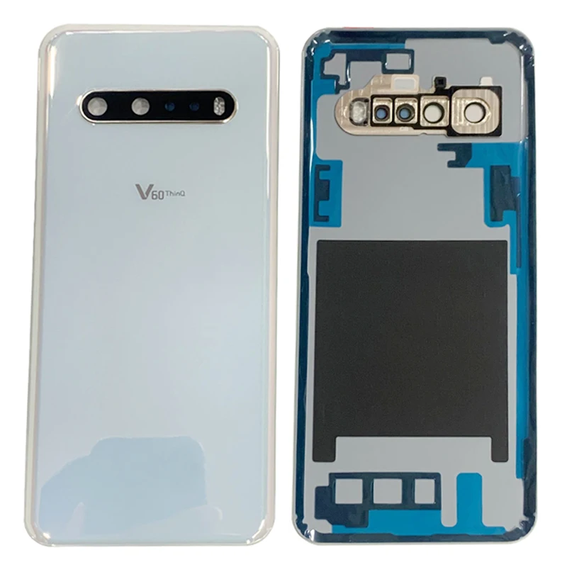 Back Battery Cover Rear Door Panel Housing Case For LG V60 ThinQ 5G Battery Cover with Lens Frame Replacement Parts