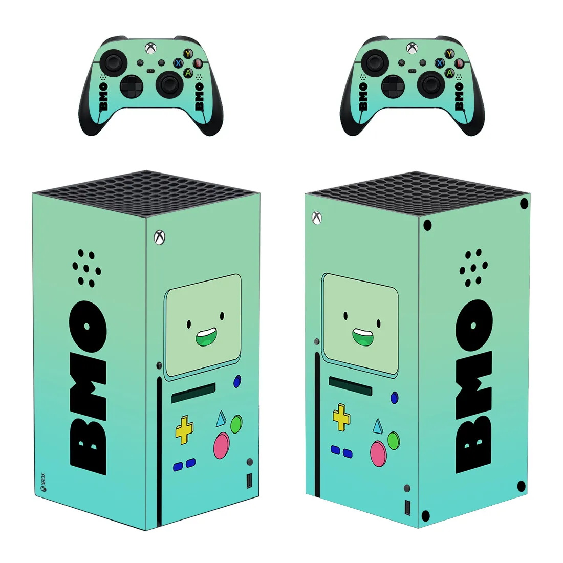 Game Machine Style Xbox Series X Skin Sticker for Console & 2 Controllers Decal Vinyl Protective Skins Style 1 
