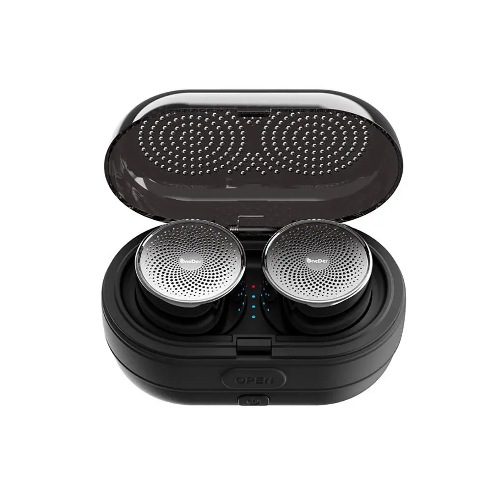 V17 TWS беспроводной динамик открытый мини Bluetooth 5,0 динамик тяжелый бас портативный стерео динамик с зарядной коробкой металлической пряжкой