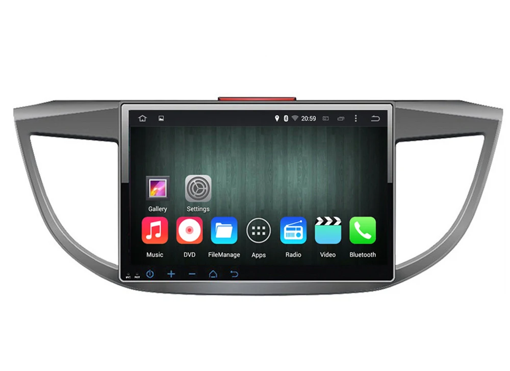 10," четырехъядерный 1024*600 HD экран Android 9,0 Автомобильный gps Радио навигатор для Honda CRV 2012- с 4G/Wifi, DVR, зеркальное соединение