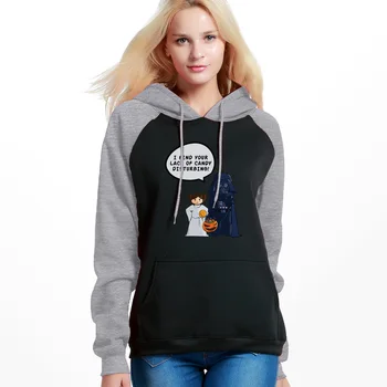 

New Darth Halloween Women Hoodies Pullover Female Winter Funny Print Hooded Tracksuits Fleece Fitness Outerwear Sweatshirts
