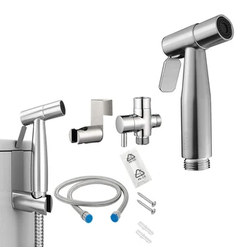 

Hand-held Bathroom Washbasin Sprayer Diaper Nozzle Sprinkler Set Kit Toilet Bidet Save Water Tap Durable Sanitary Products