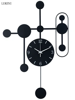 

Wall Clock Living Room Home Net Red Nordic Minimalist Restaurant Interior Modern Atmosphere Silent Simple Creative Quartz Clock