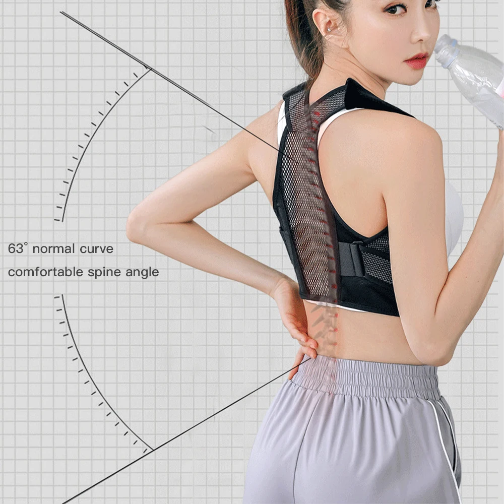 New Medical Relieve Pain Back Posture Correction Belt Lumbar Braces Ultra-Light Ultra-Breathable Men Women Back Support Bandage