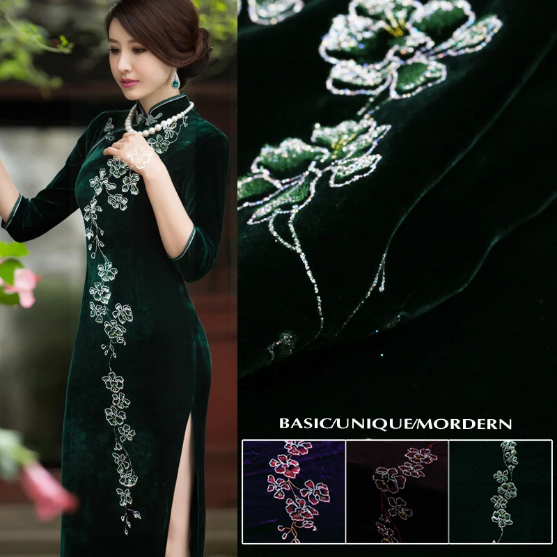 

Natural Organic Mulberry Silk Burnt-out Velvet Fabric Light Soft Drape Breathable Comfortable Dress Shirt Long Skirt Silk Scarf
