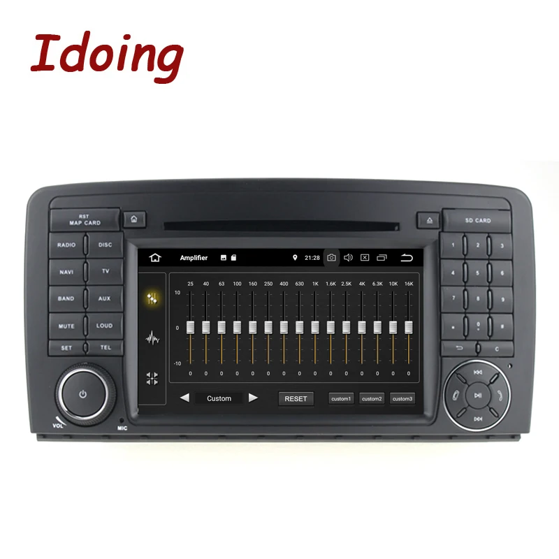 Discount Idoing 7"2Din Andriod9.0 Car Radio GPS DVD Multimedia Player For Mercedes-Benz W215/W220 PX5 4G+64G 8Core IPS Screen Navigation 2