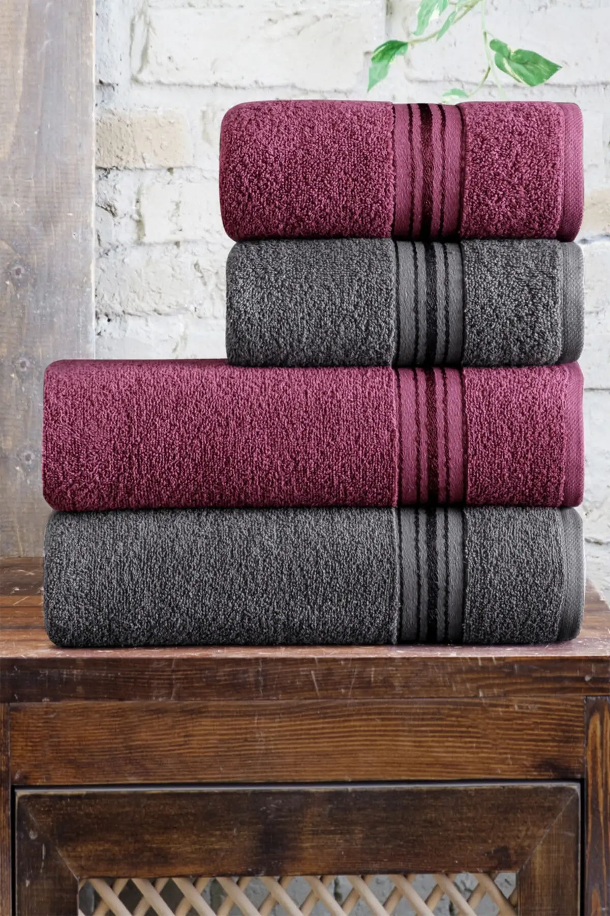 %100 Cotton Bath Towels Set Absorbent Solid Color Soft Friendly Face Hand Shower Terry For Bathroom 2pcs 70x140-50x90cm Beach