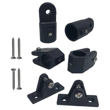 6 шт./компл. Универсальный нейлоновый МОРСКОЙ лодочный навес крышка Бимини Топ шарнир палубы Челюсти Слайд глаз концевой заделкой аппаратные средства набор инструментов для самостоятельного