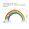 Cartoon rainbow cloud Wall Sticker Creative kids room bedroom decoration Mural Art Decals home decor wallpaper nursery stickers ► Photo 2/6