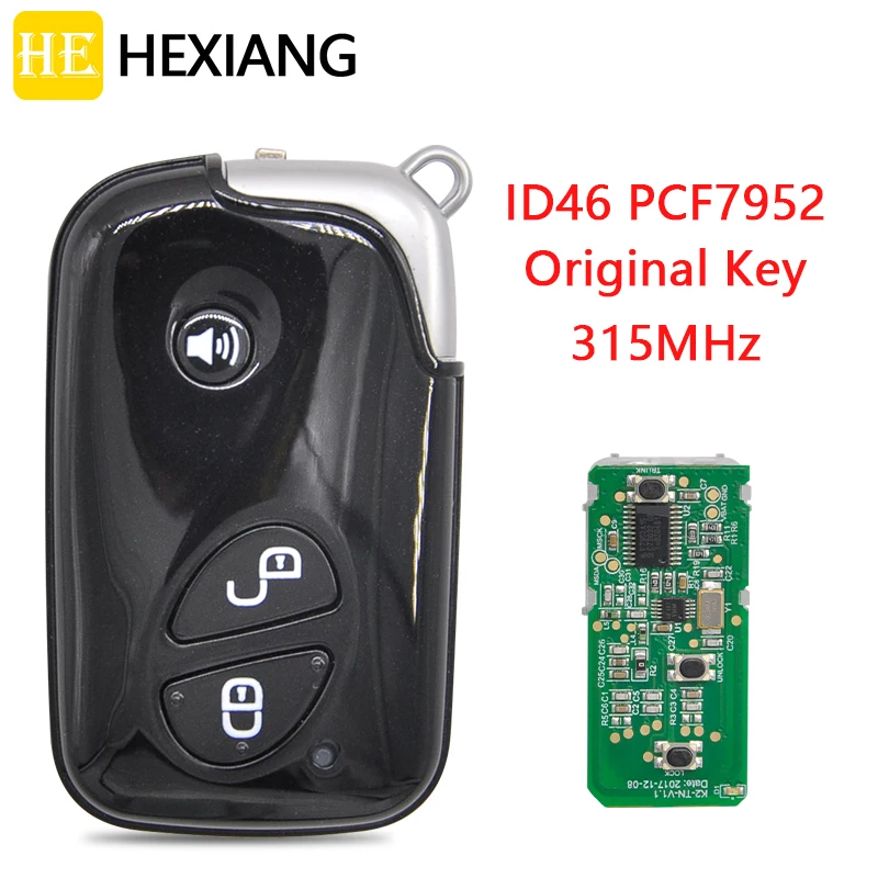 HE Xiang Original Remote Control Smart Car Key For BYD F3 F0 L3 G3 S6 E6 M6 S7 315MHz ID46 Chip Replacement Promixity Card spark plug wires Spark Plugs & Ignition Systems