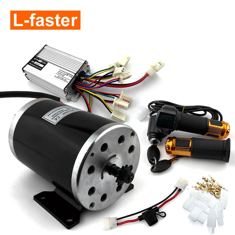 36V48V 1000W Unitemotor MY1020 двигатель с дроссельной заслонкой и контроллером высокомощный
