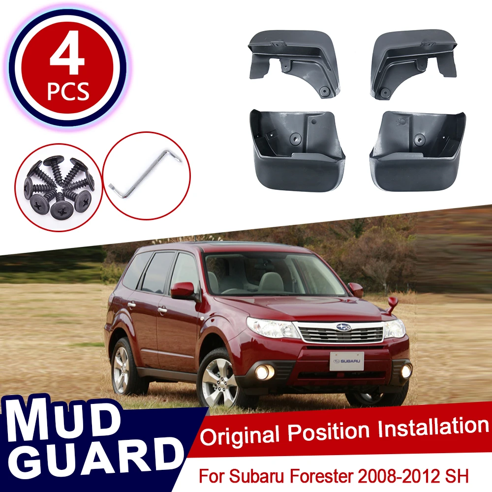 Guardabarros delantero y trasero para Subaru Forester SH 2008 ~ 2012, accesorios de aleta, 2009, 2010|Pegatinas para - AliExpress